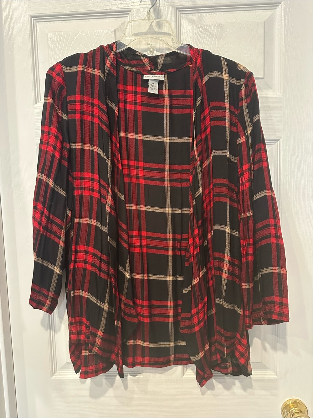 Catherine’s open front shacket
